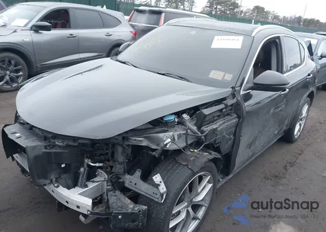 2019 Alfa Romeo Stelvio Ti Lusso Awd from USA, damaged, VIN ZASPAKBN5K7C55325